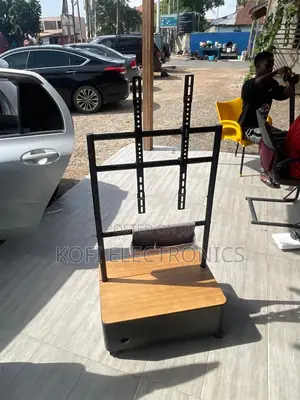 43–65 Inches Mobile Tv Stand With Shelf