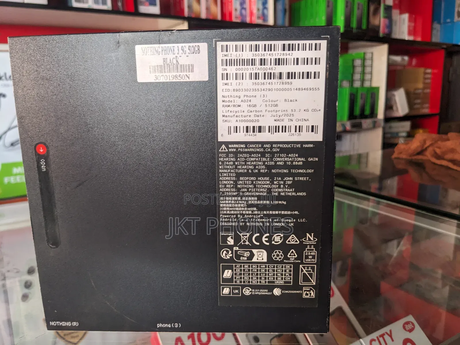 New Nothing Phone 3 512 GB Black