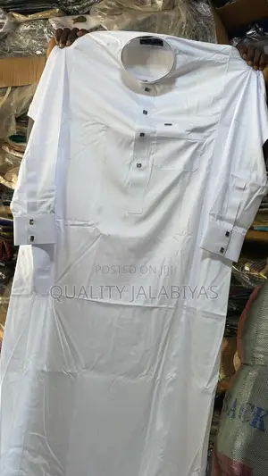 High Quality Jalabiya (White Longsleeves)