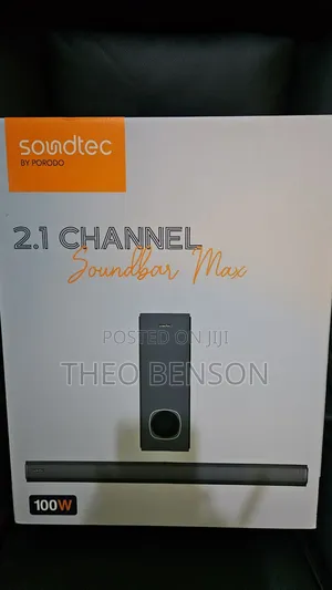 The Soundtec 2.1 Channel Soundbar Max (By Porodo)