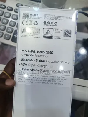 New Tecno Camon 50 256 GB Gray