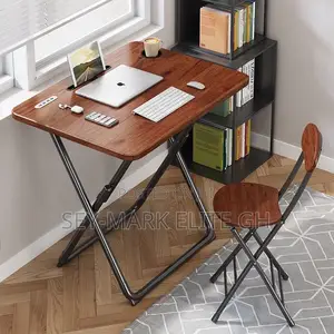 Portable Foldable Study Table Chair With Usb Port