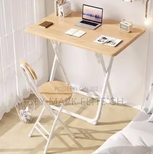 Portable Foldable Study Table Chair With Usb Port