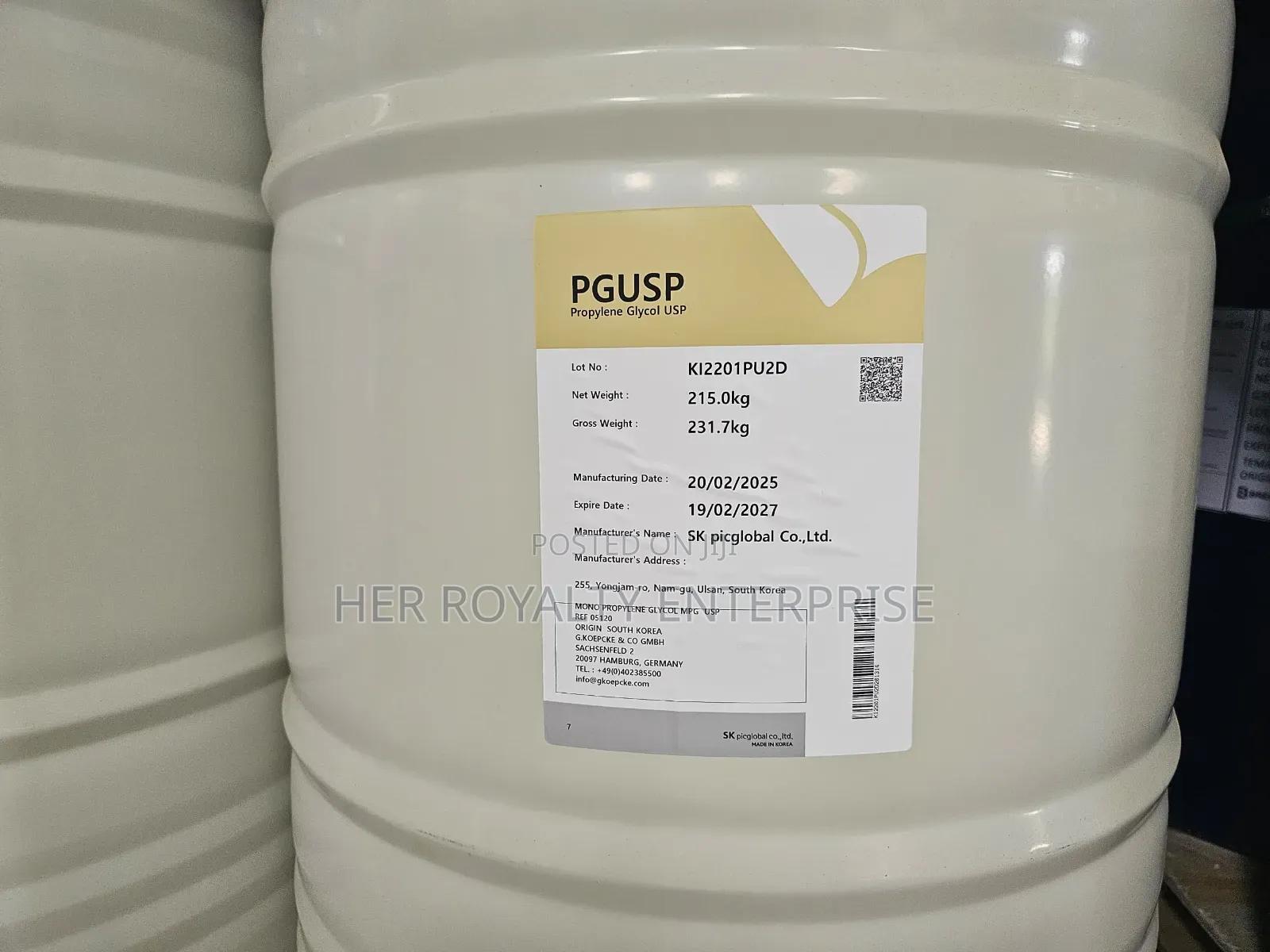 Monopropylene Glycol(Mpg)