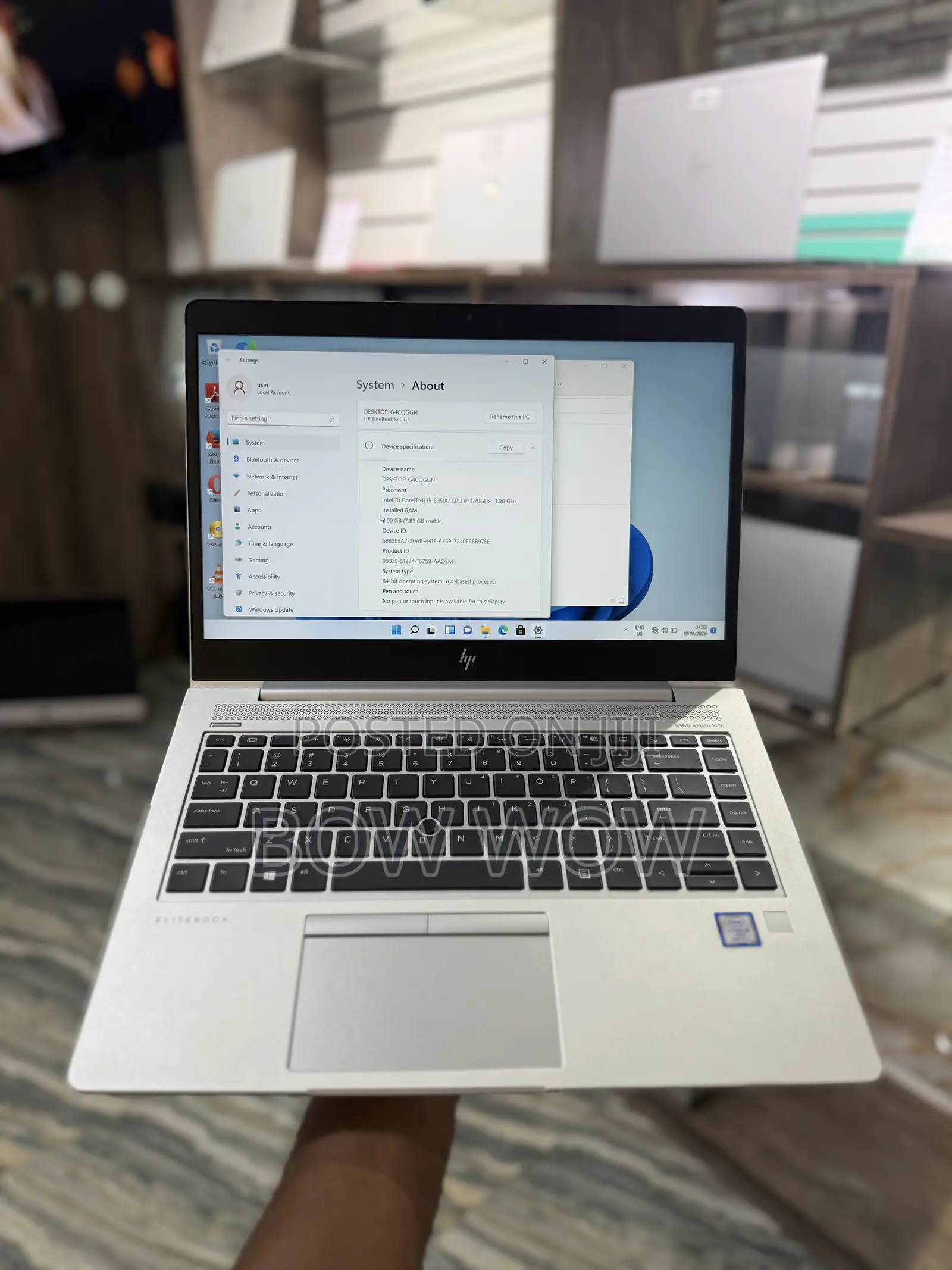 Laptop HP EliteBook 840 G5 8GB Intel Core I5 SSD 256GB