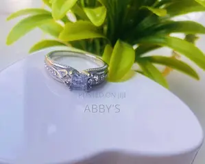 High Quality Non-tarnish Silver Engagement/Promise Ring