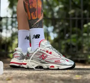 New Balance 1000 Ash and White