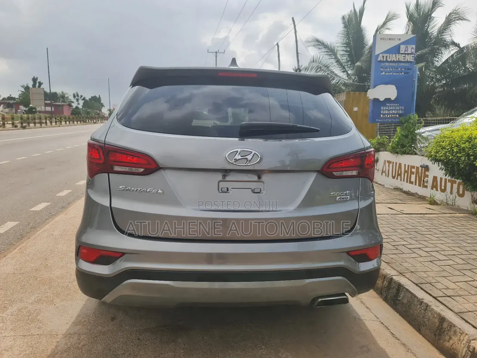 Hyundai Santa Fe SE AWD 2017 Gray