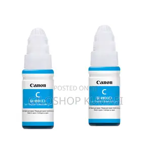 Canon Original Ink Cartridge Gi-490 Pgc Gi490pgc Cyan
