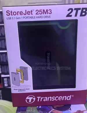 Transcends Storejet 25m3 External Hard Drive 2tb