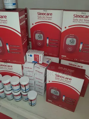 Sinocare Glucometer With Strips And Lancet