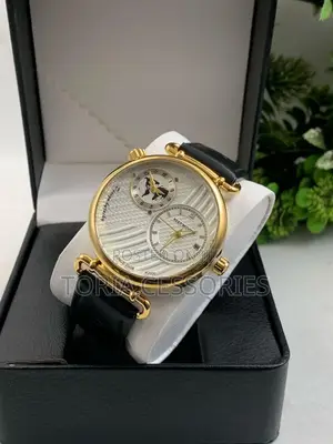 Keep Moving Leather Watch