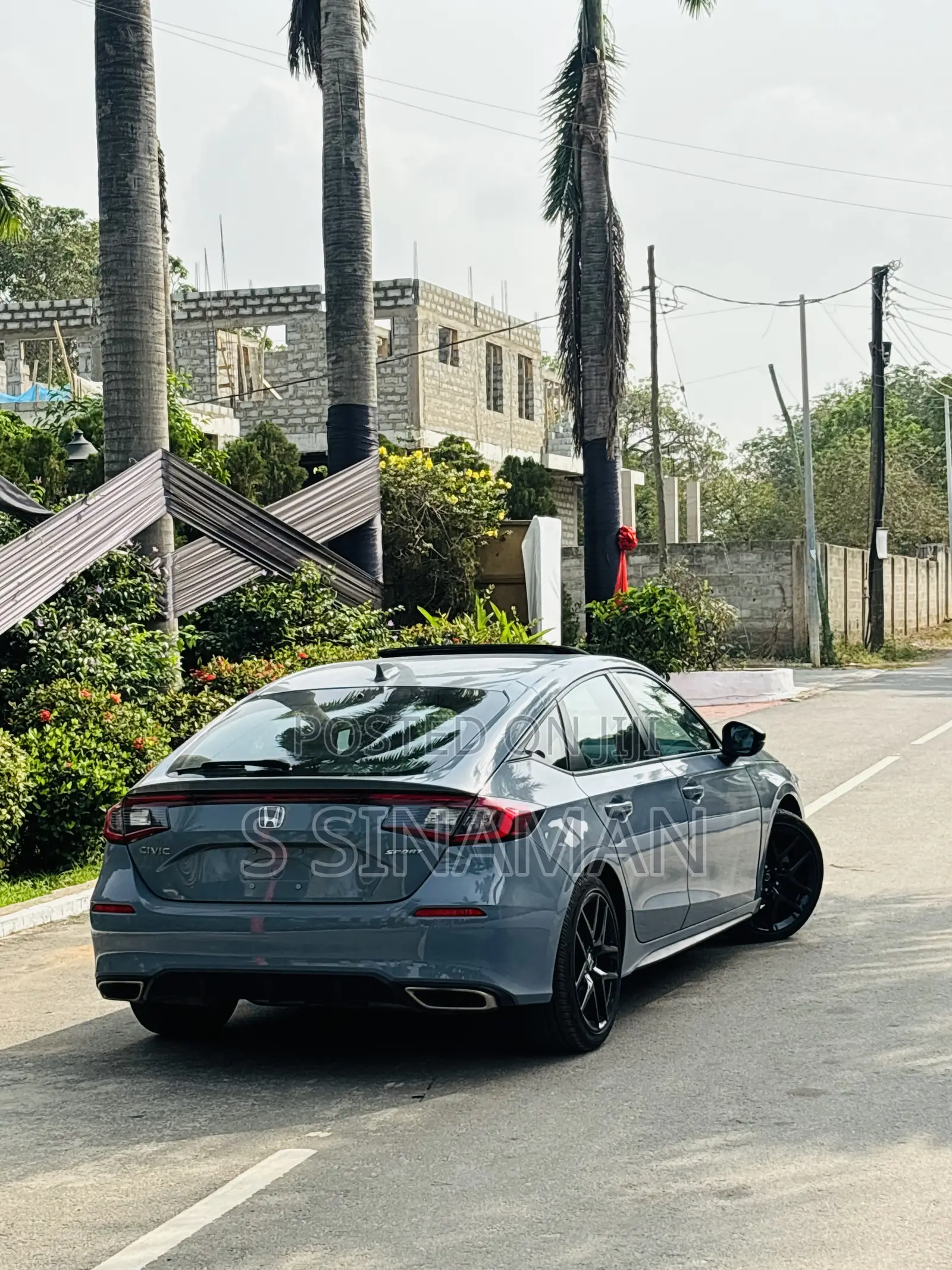 Honda Civic Sport CVT 2023 Blue