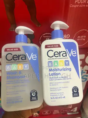 Cerave Baby Wash and Lotion Big Size