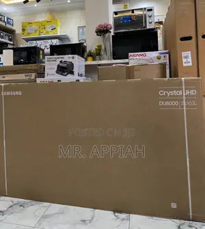 Get Samsung 65du8000 65” Crystal Uhd Smart Screen Television 