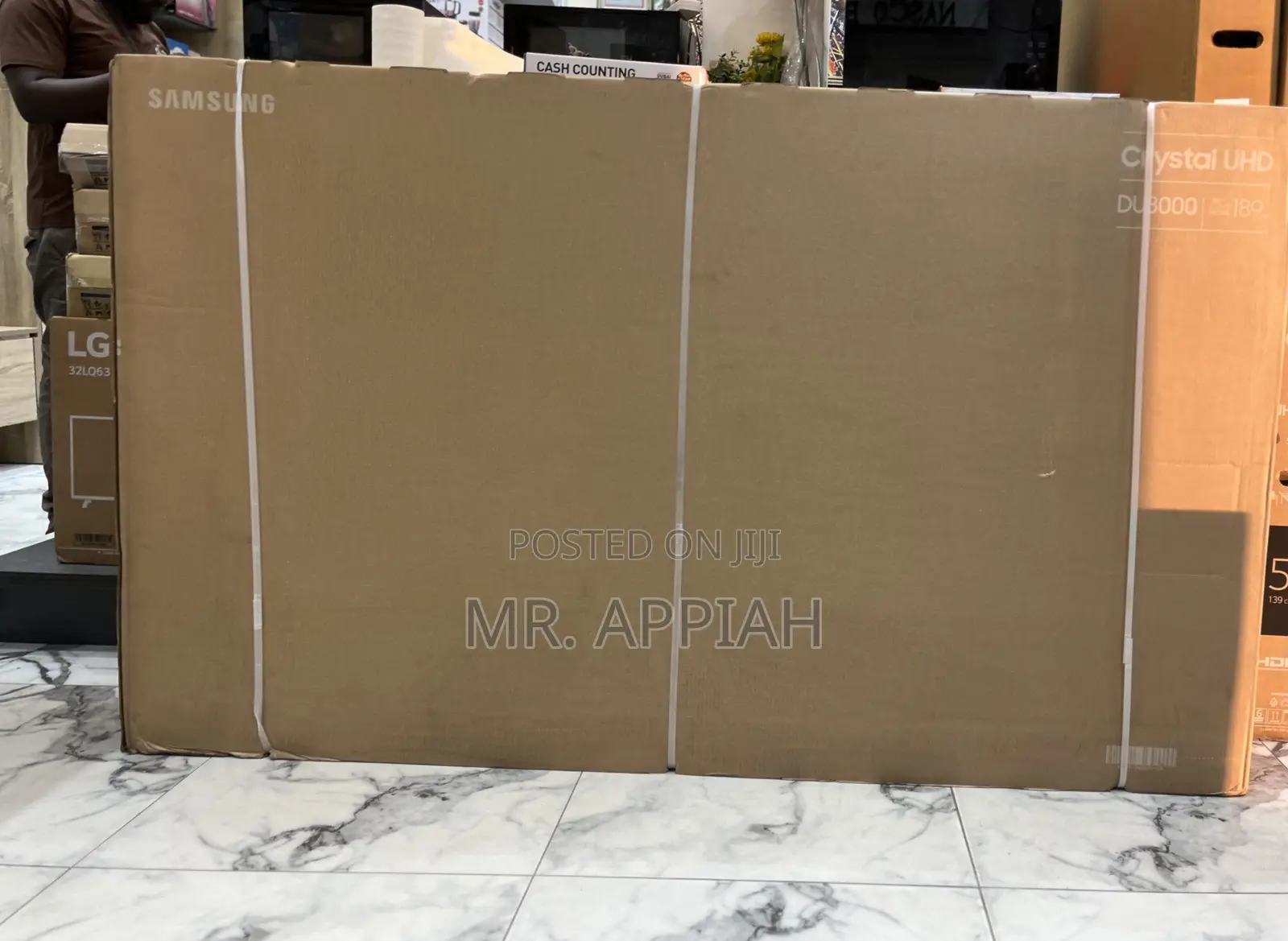 Get Authentic Samsung 65” Crystal Uhd Smart Screen Tv(65du8000)