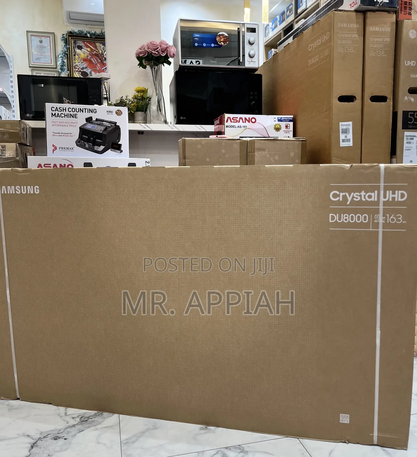 Get Premium Samsung 65” Uhd Smart Screen Television(65du8000).