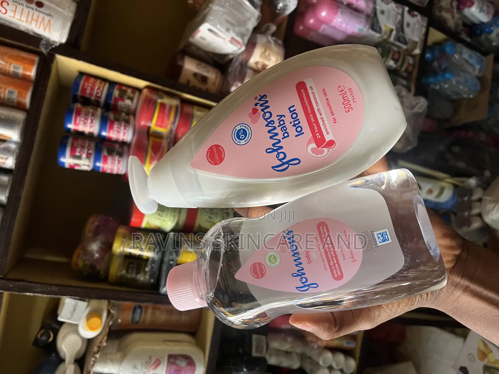 Johnson Lotion and Oil