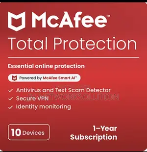 McAfee Total Protection 1 Year 10 Device Global