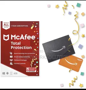 McAfee Antivirus Total Protection 1 Year Unlimited Device Global