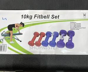 10kg Fitness Dumbbell 6pcs
