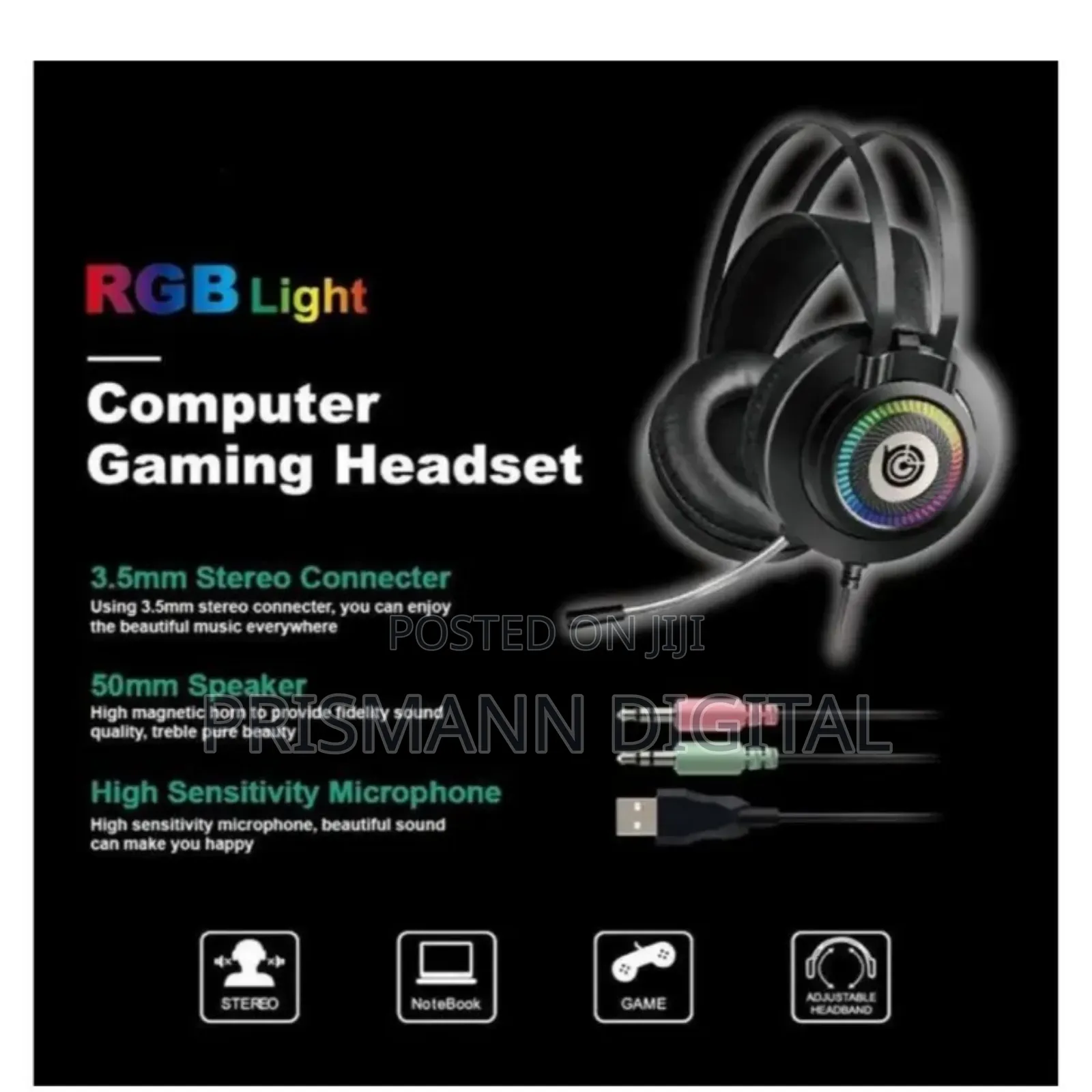 Tucci Gt9 Computer Gaming Headset