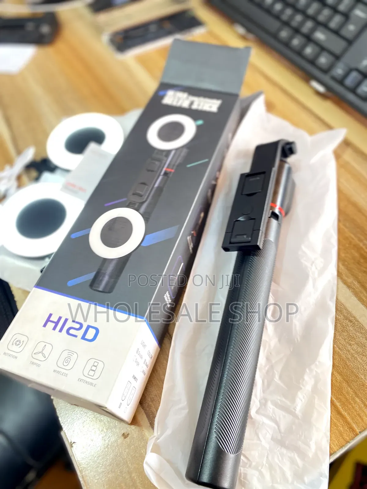 Long Selfie Stick With Light