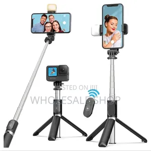 Long Selfie Stick With Light