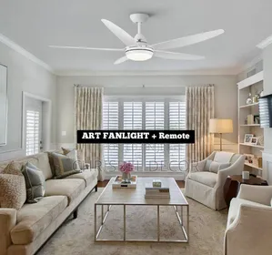Modern Art Ceiling Fanlight With Remote Control.