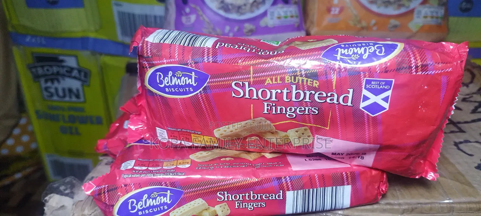 Shortbread All Butter Fingers