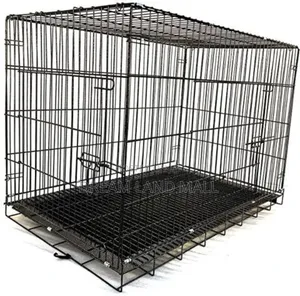 36 Inches Xx Large Metallic Dog Cage 92x58x56 Cm