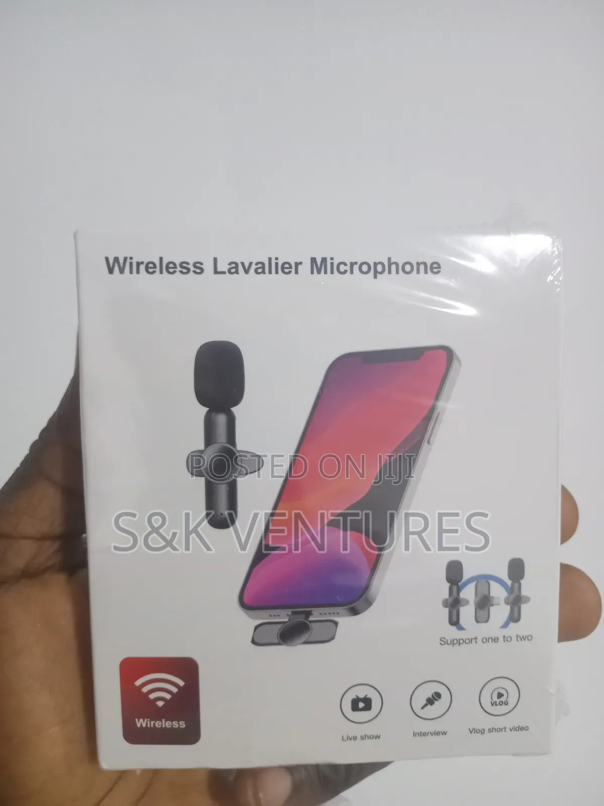 2 in 1 Wireless Lavalier Microphone