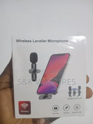2 in 1 Wireless Lavalier Microphone