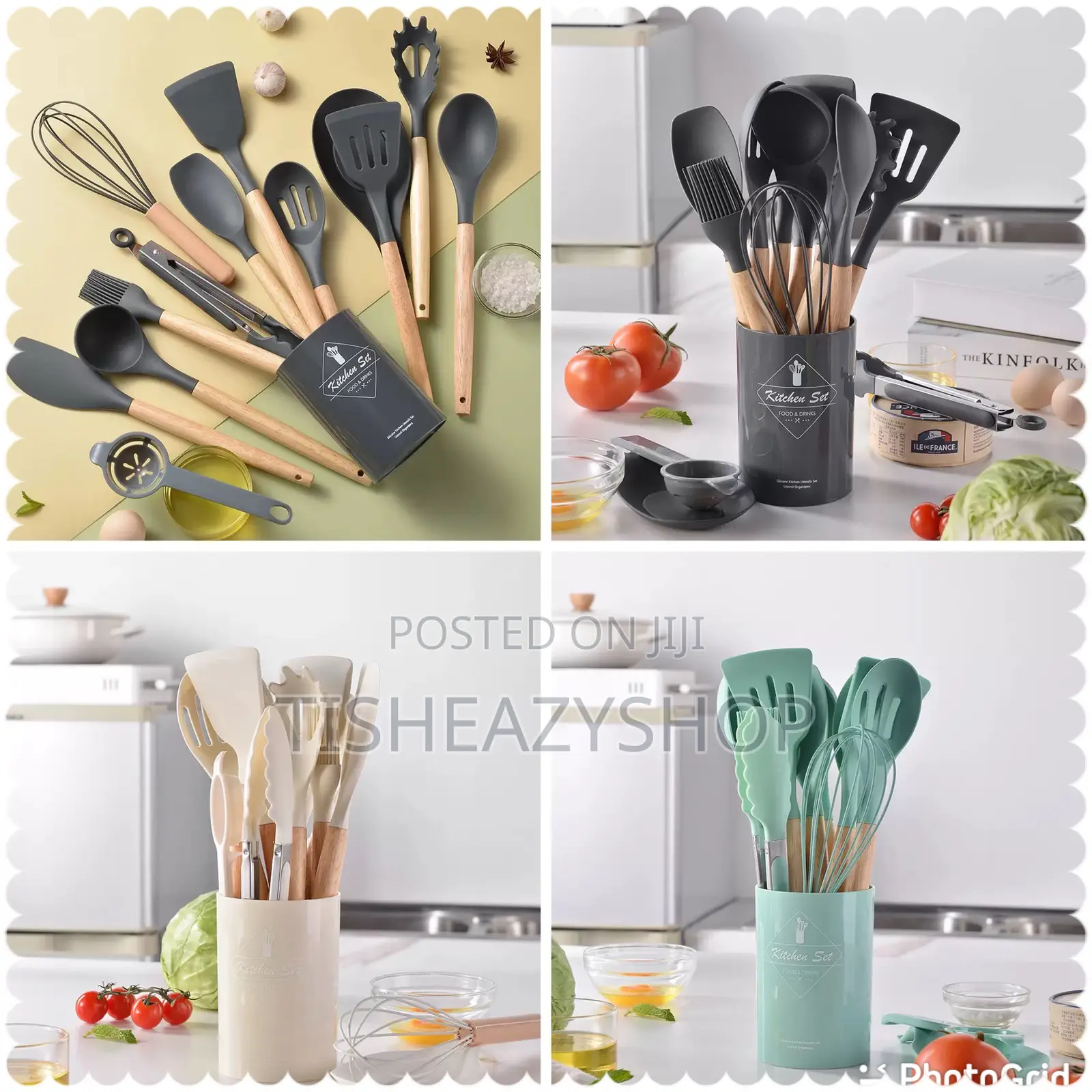 14pcs Kitchen Silicon Spatula