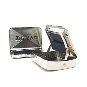 Automatic Cigarette Tobacco Rolling Machine Box Metal 70mm Zig Zag