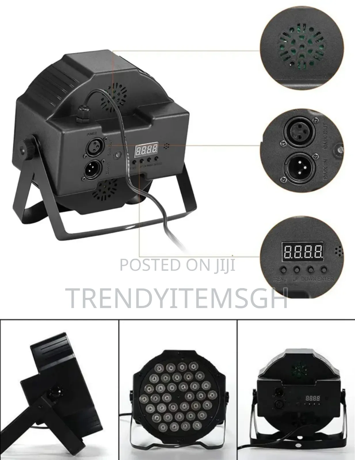 36 Led DMX Control RBG Par Stage Light