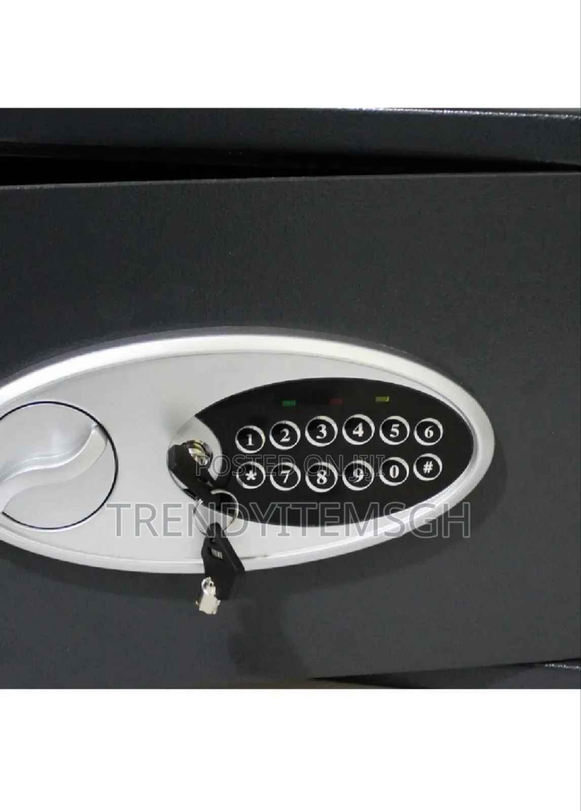Electronic Digital Pin Locking Safe Box With Two Key
