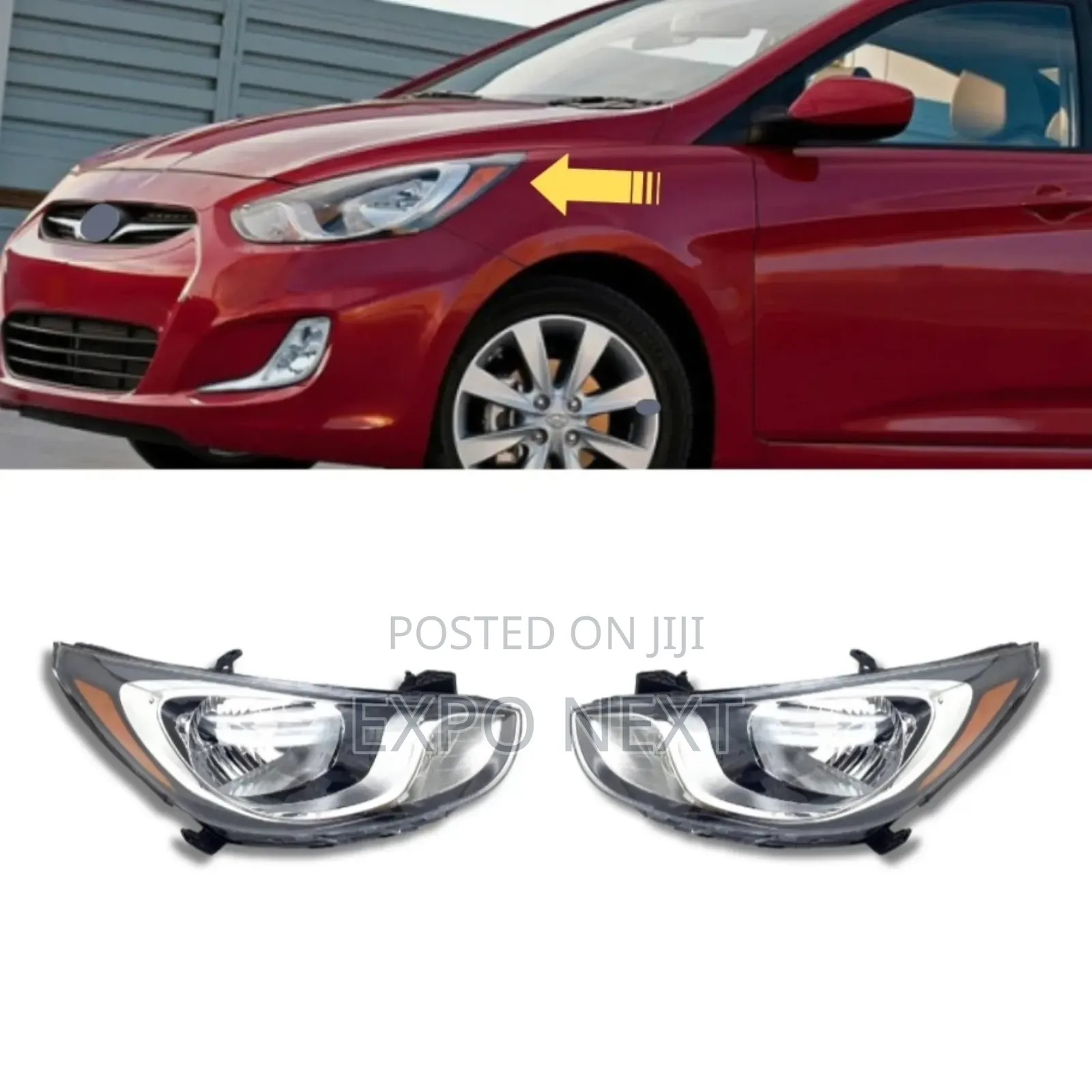 Hyundai Accent Head Light 2011-2014