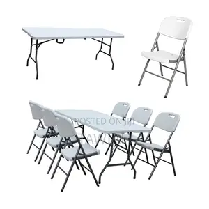 Plastic Folding Table With 6 Chairs
