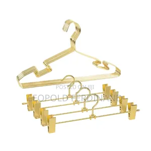 Pegged Golden Hangers