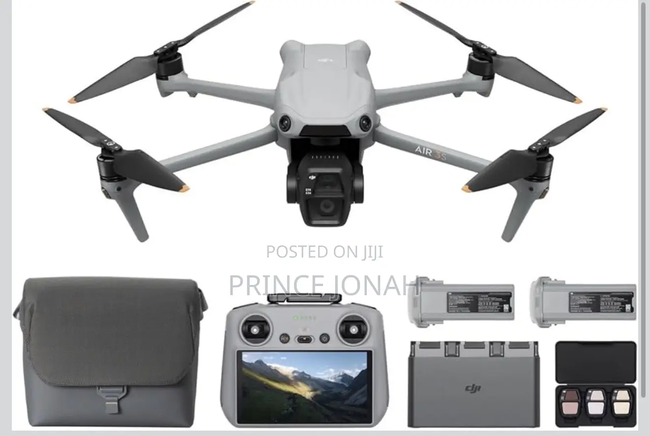 Rent/Hire Dji Air 3s Fly More Combo Rc 2 Screen Remote Accra Ghana