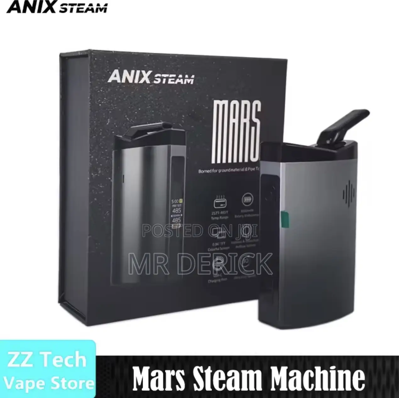 Anix Mars Vaporizer Ceramic Heating Chamber Quartz Oven Dry Herb