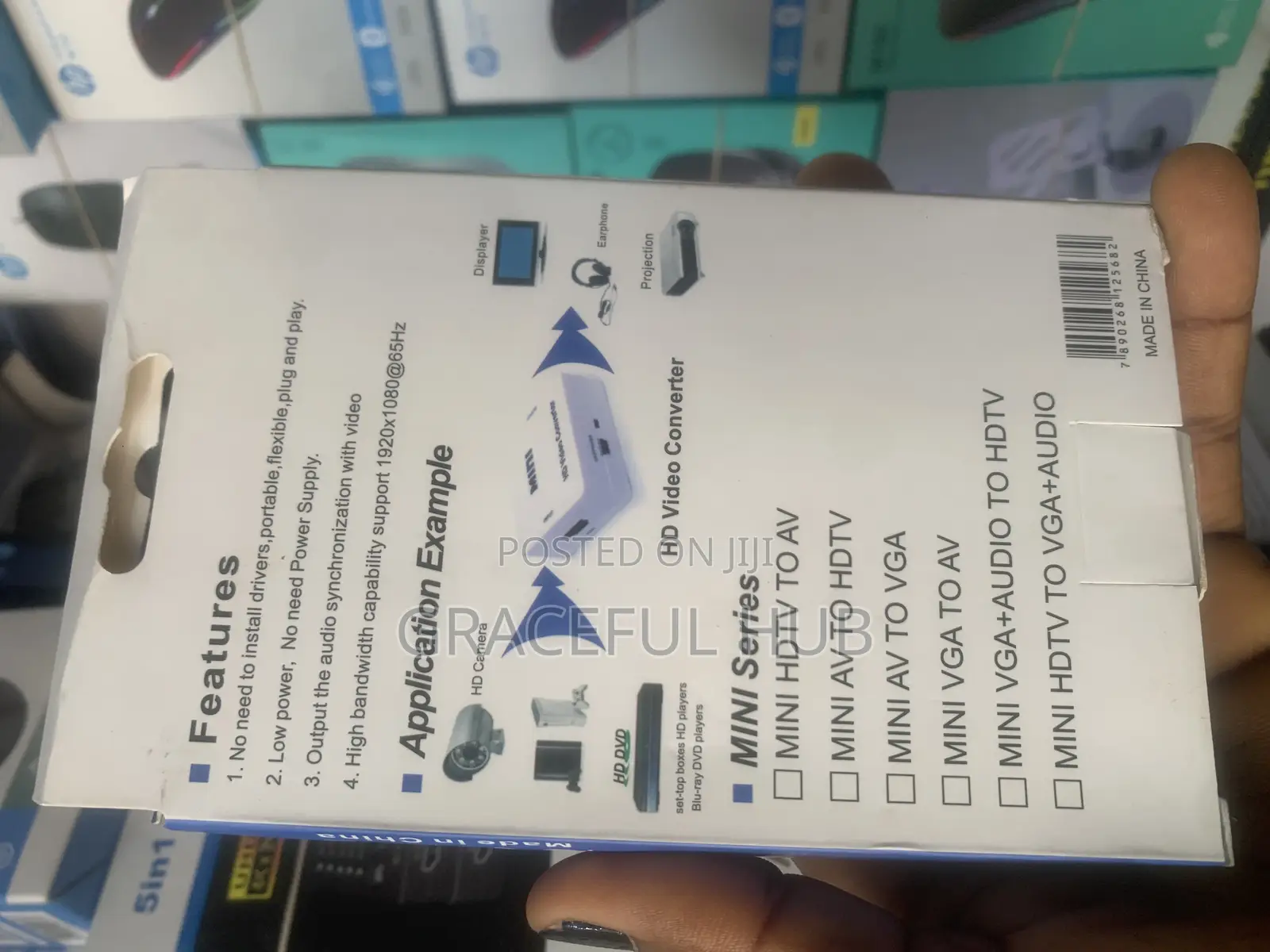 Mini Hdmi2av Hd Video Converter