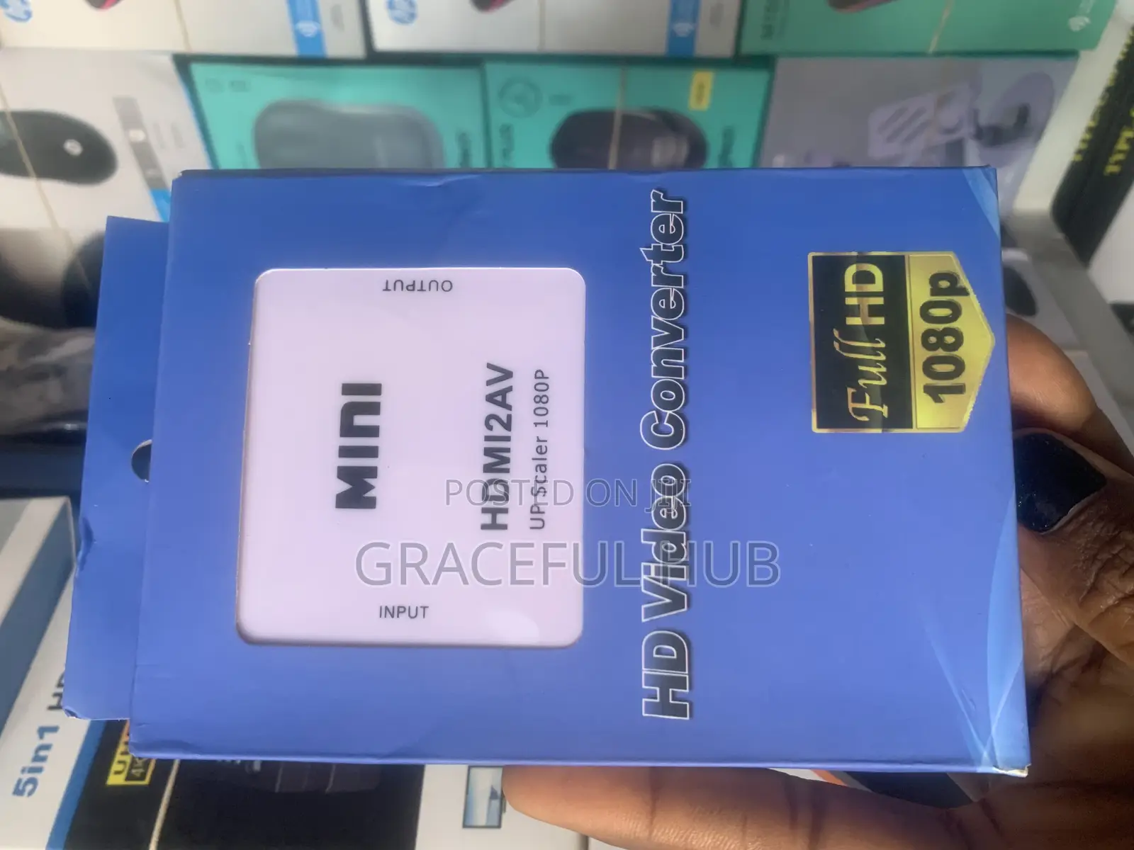 Mini Hdmi2av Hd Video Converter