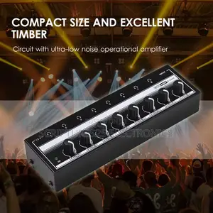 8 Channels Headphone Amplifier (Ha800) With Power Adapter