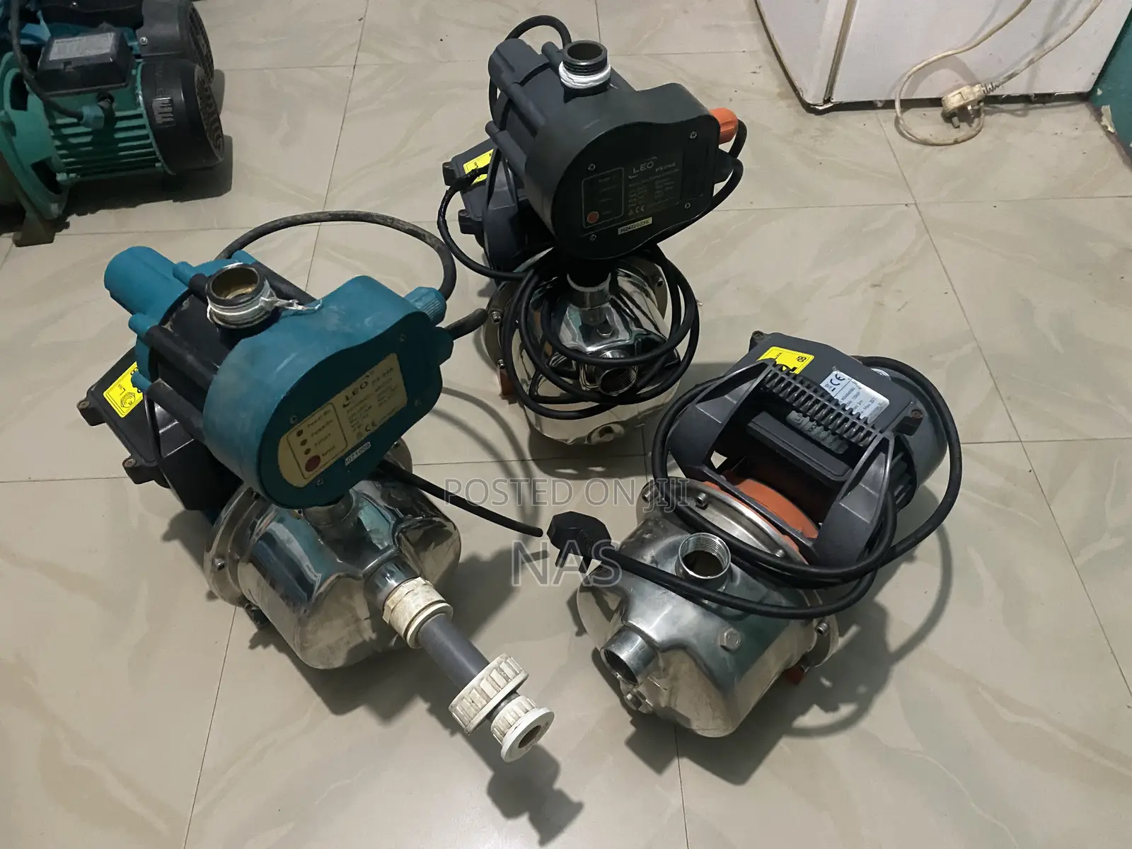 A1.5 Hp Leo Jet Pump and a CNP 1.5 Hp Pump