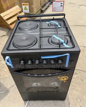Volcano 50x50cm 2-Gas + 2-Electric Burner Cooker