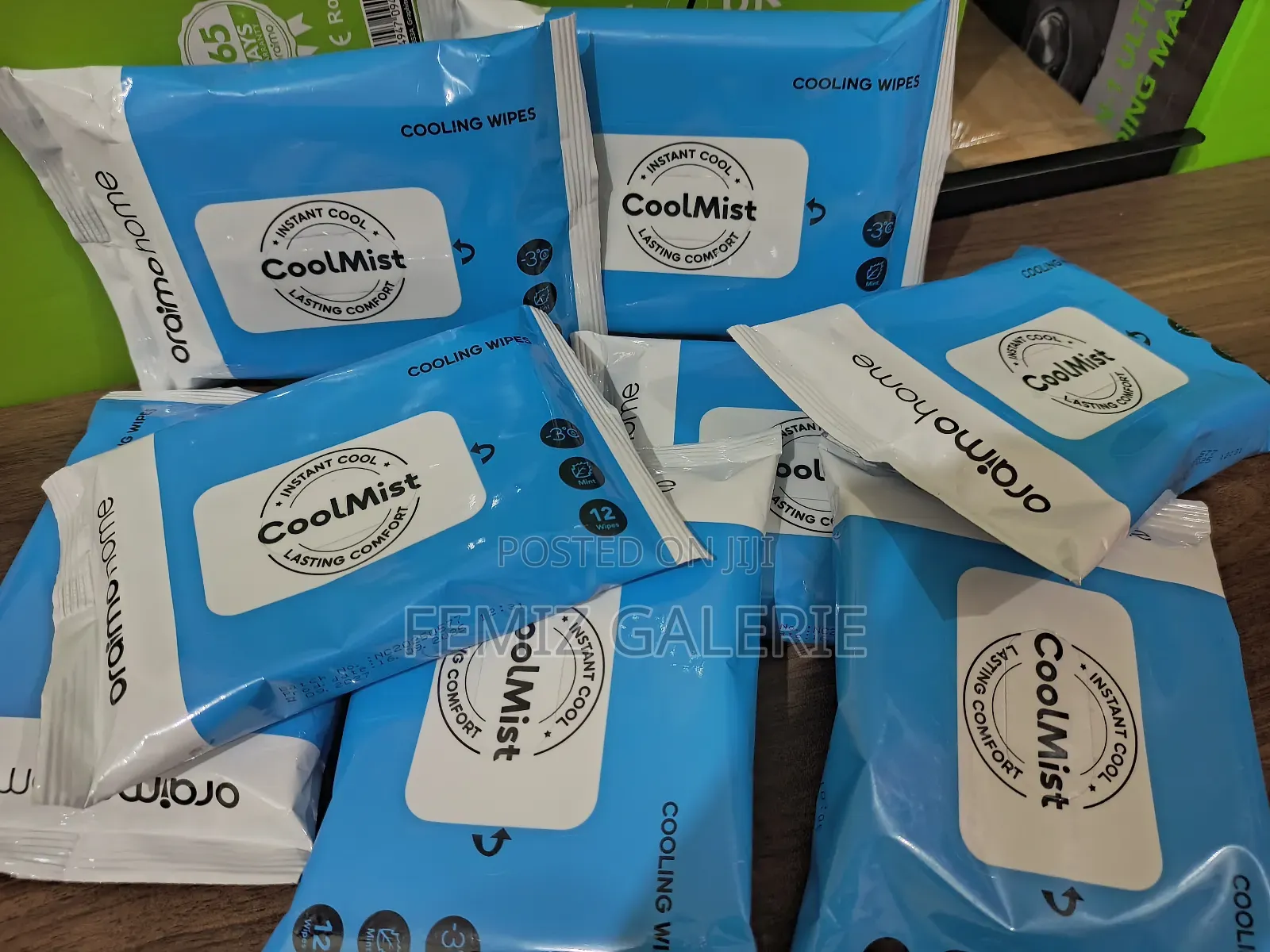 Oraimo Coolmist Wipes Instant Long-Lasting Cooling Wipes