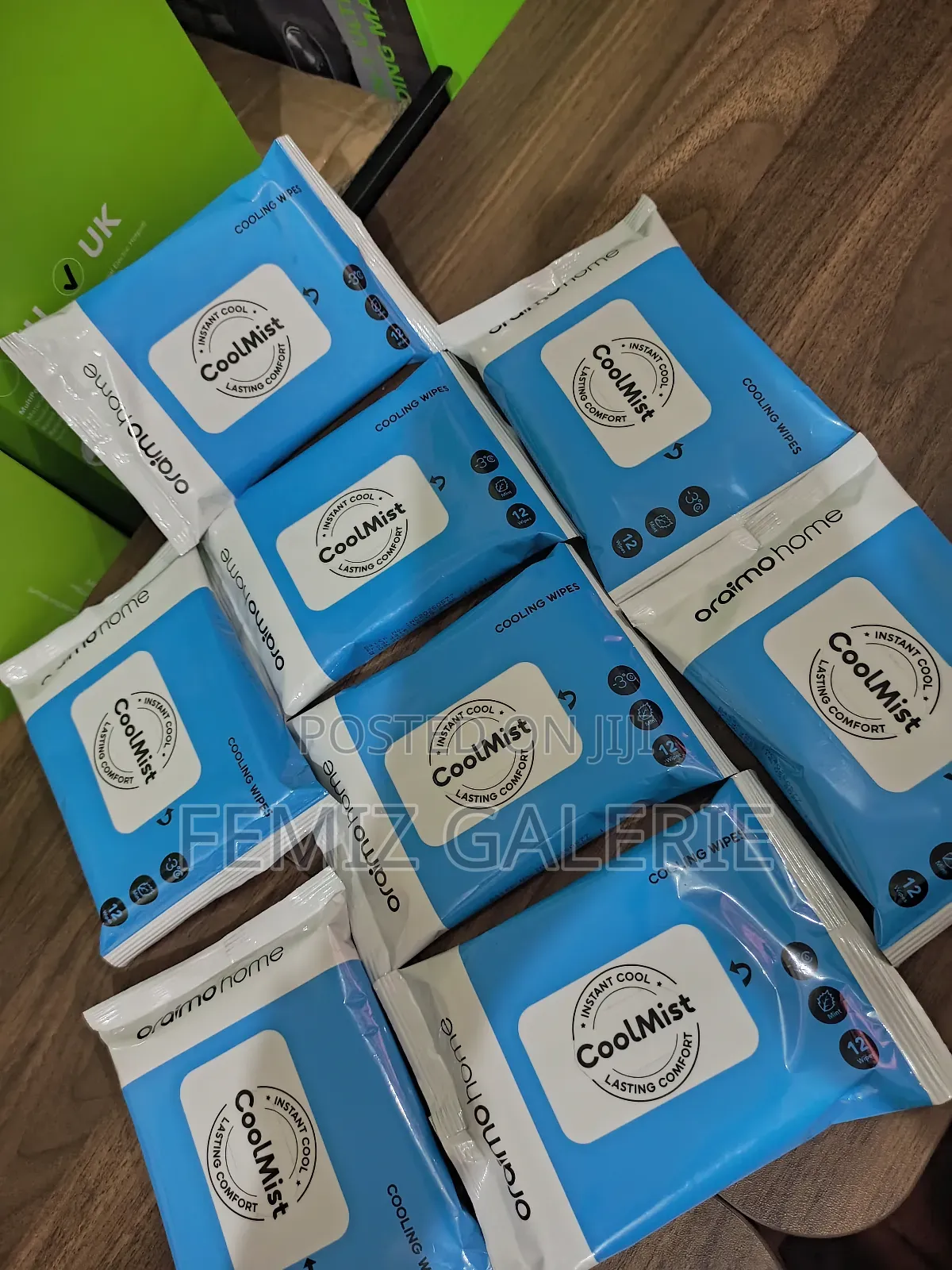 Oraimo Coolmist Wipes Instant Long-Lasting Cooling Wipes