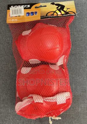 Kids Bicycle Protective Gear Red